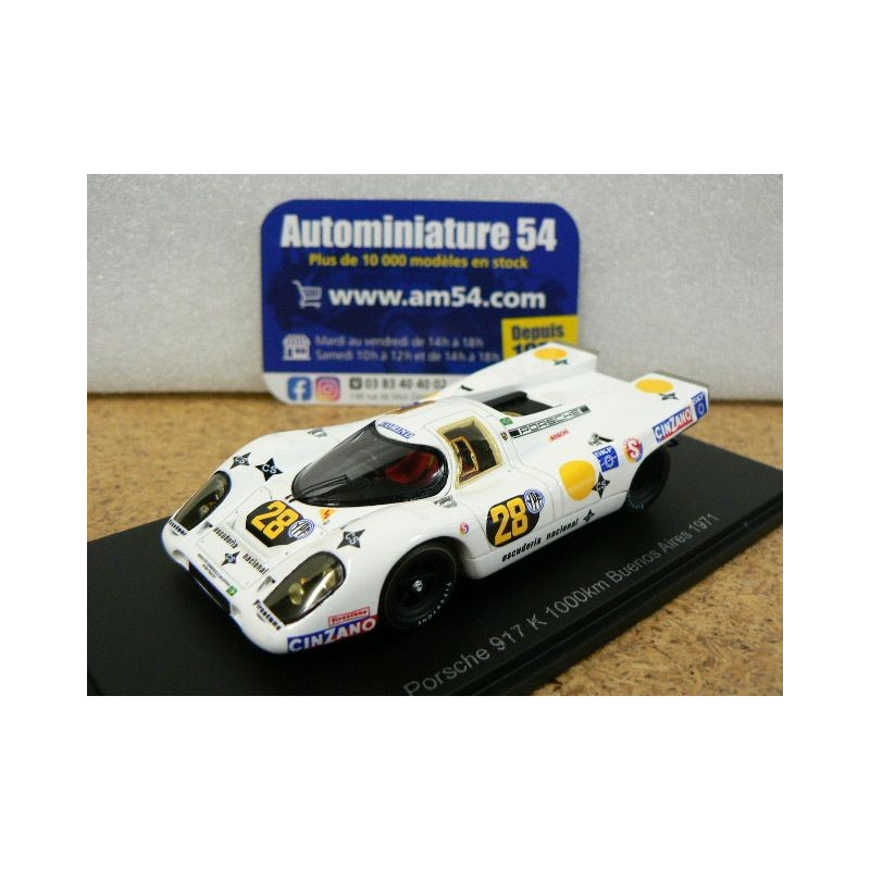 1970 Porsche 917K n°28 Fitipaldi - Retmann 1000KM Buenos Aires S9981 Spark Model