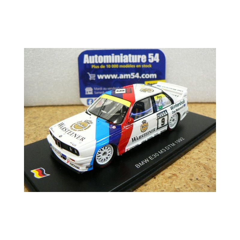 1992 BMW M3 E30 n°9 Pirro DTM SG613 Spark Model