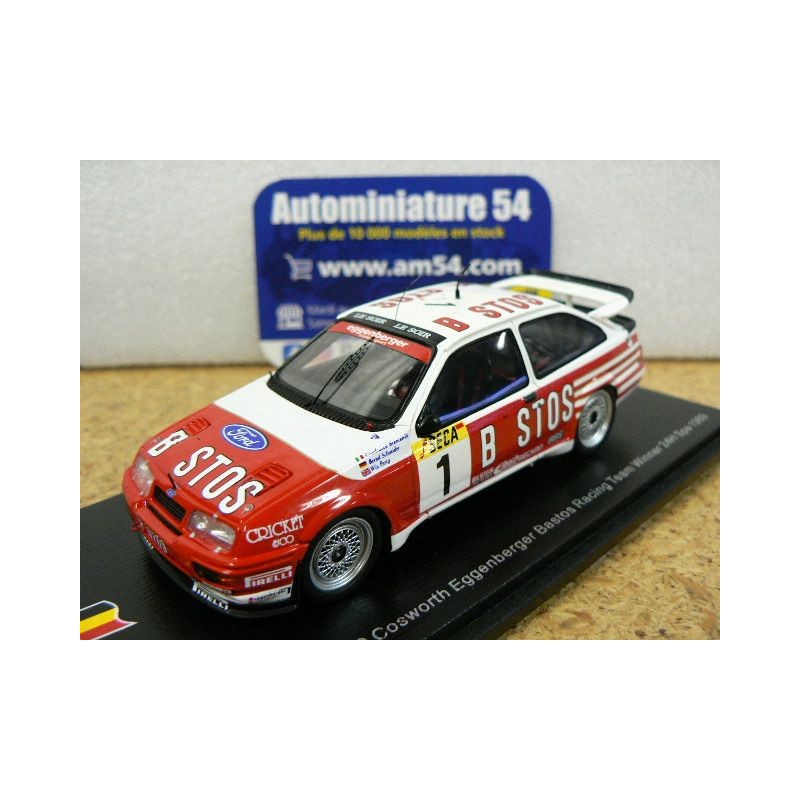 1989 Ford Sierra RS500 Bastos n°1 Percy - Brancetelli - Schneider 1st Winner 24h SPA 43SPA1989 Spark Model