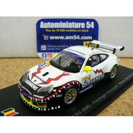 2003 Porsche 911 - 996 GT3RS Freisinger n°50 Ortelli - Lieb - Dumas 1st Winner 24h SPA 43SPA2003 Spark Model