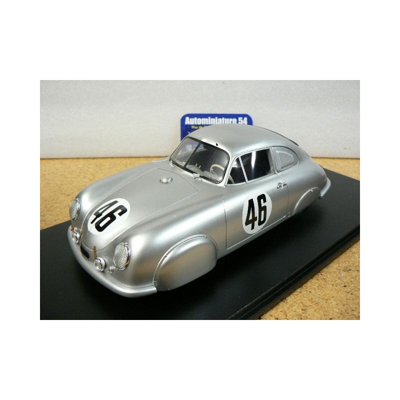 1951 Porsche 356 SL n°46 Veuillet - Mouche Le Mans 18S861 Spark Model