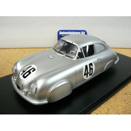 1951 Porsche 356 SL n°46 Veuillet - Mouche Le Mans 18S861 Spark Model