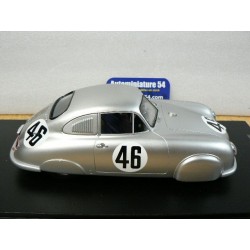 1951 Porsche 356 SL n°46 Veuillet - Mouche Le Mans 18S861 Spark Model