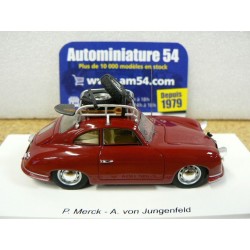 1953 Porsche 356 n°402  Merck - Von Jungenfeld Monte Carlo S6132 Spark Model