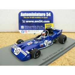 1971 Tyrrell 003 n°30 Jackie Stewart Italian GP World Champion S7214 Spark Model