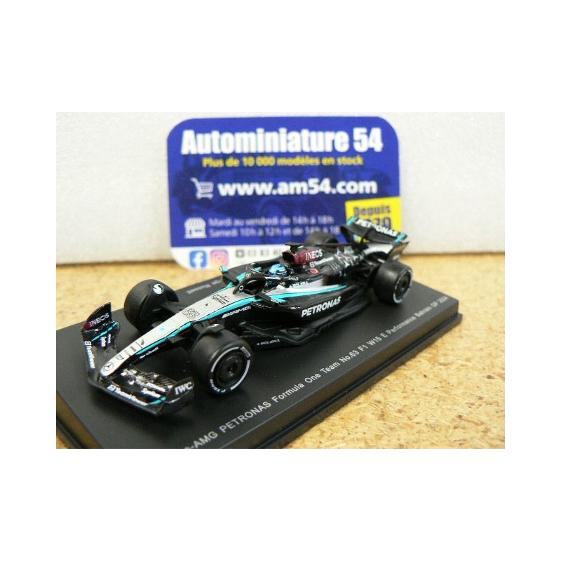 2024 Mercedes AMG Petronas W15 n°63 george Russell Bahrain Y365 Spark Model Sparky 1.64