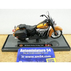 Harley Davidson Heritage Classic Orange 39360-23102 Maisto 1/18