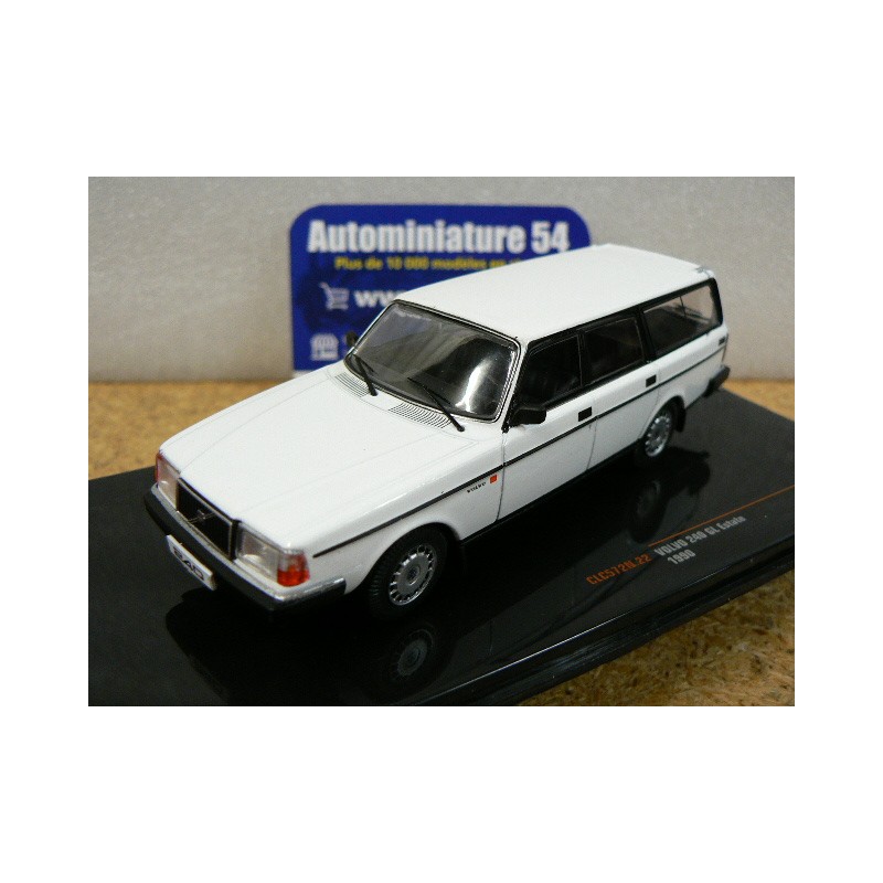 Volvo 240 GL Estate White 1988 CLC572 Ixo