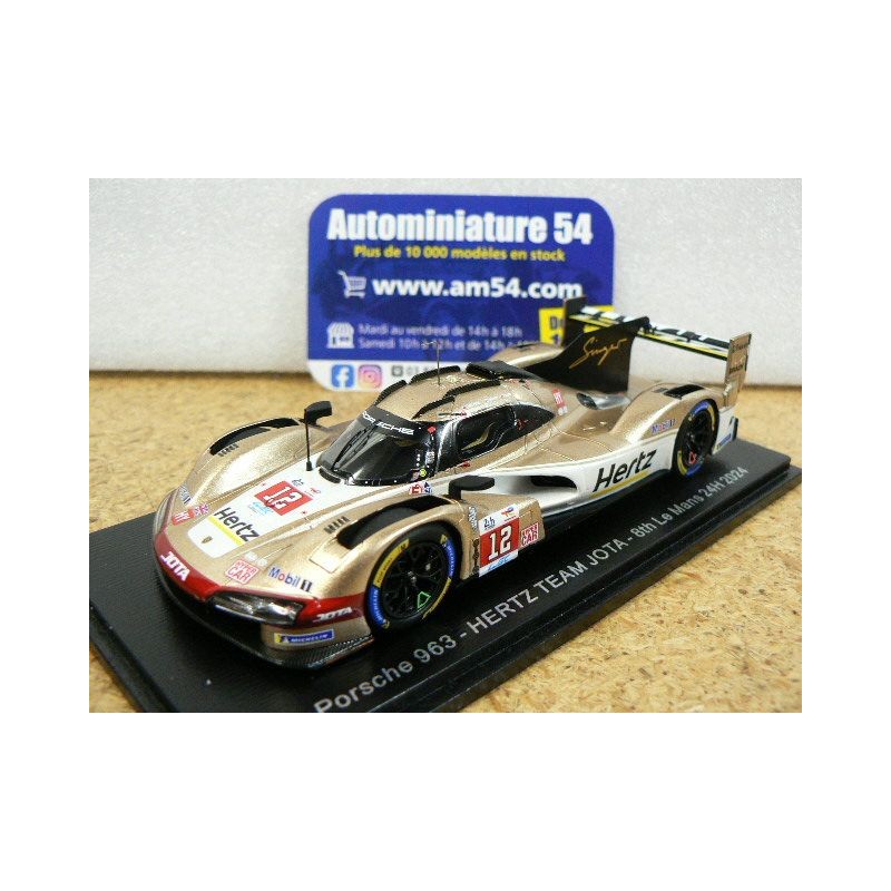 2024 Porsche 963 Hertz Jota n°38 Stevens - Nato - Ilott Le Mans S9118 Spark Model