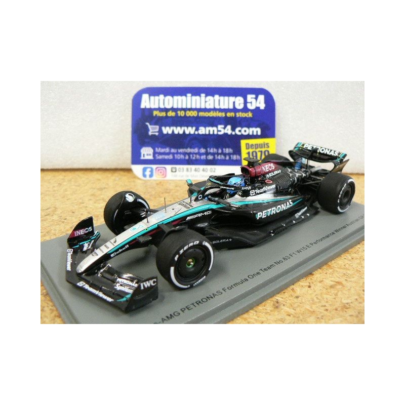 2024 Mercedes AMG Petronas F1 W15E n°63 George Russell 1st winner Austrian GP S9532 Spark Model