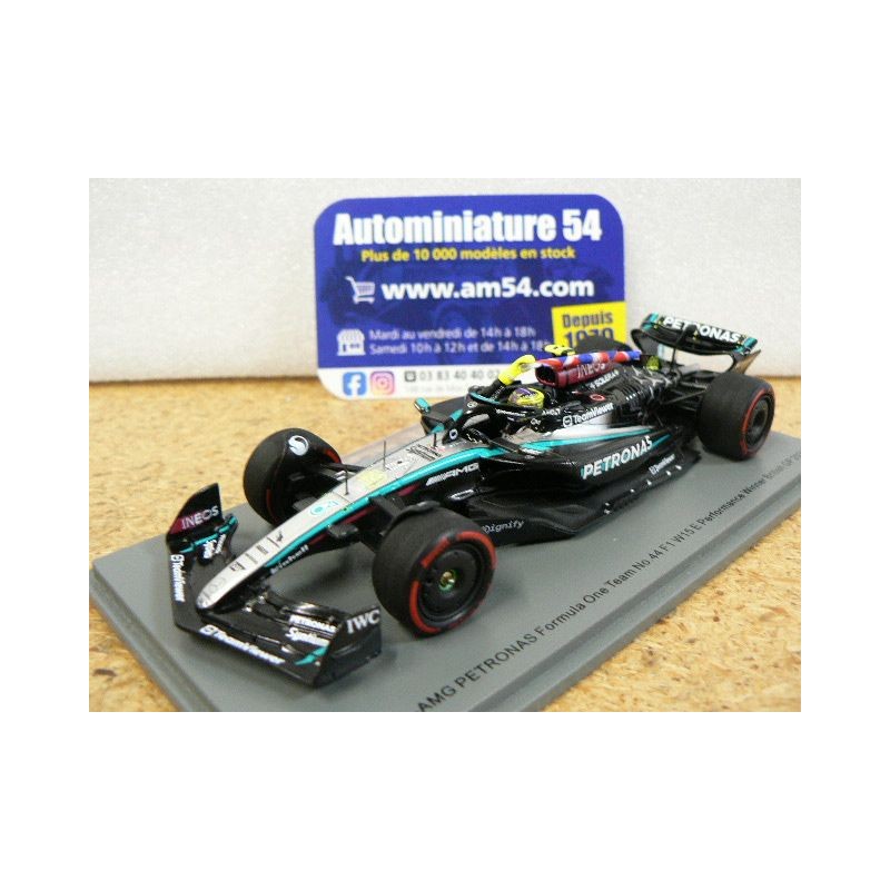 2024 Mercedes AMG Petronas F1 W15E n°44 Lewis Hamilton 1st Winner British GP S9533 Spark Model