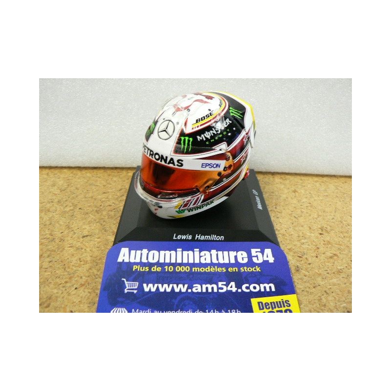 2018 Casque Lewis Hamilton Mercedes AMG Petronas Mexican GP World Champion1/5 5HF172 Spark Model