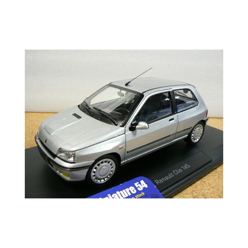 Renault Clio 16S Gris Iceberg 1992 185251 Norev