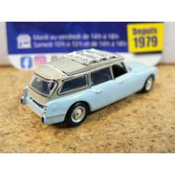 Citroen DS ID 19 break 1960 Bleu Monte Carlo 155060 Norev 1/87