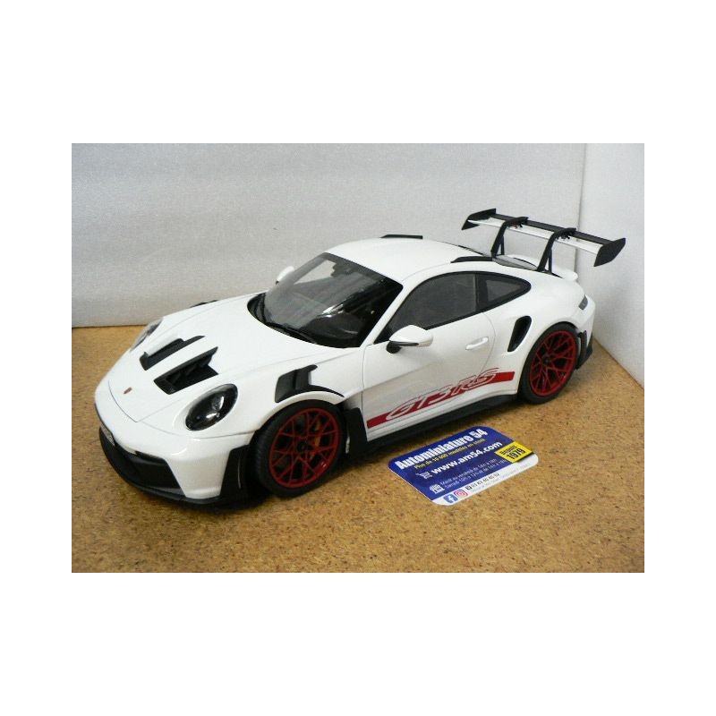 Porsche 911 - 992 GT3 RS 2022 White - Pyro Red 2022 1/12 127530 Norev