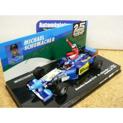 1995 Benetton Ford B195 n°1 M. Schumacher Canadian GP + figurine Alesi 1st Win 517950501 Minichamps