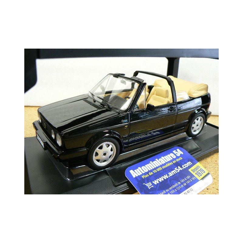 Volkswagen Golf 2 Cabrio Black 1992 188568 Norev