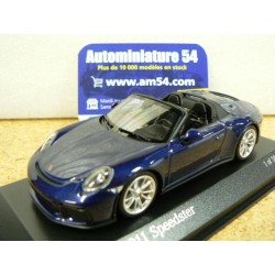 Porsche 911 - 991 Speedster Irish Blue met. 2019 410061133 Minichamps