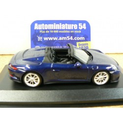 Porsche 911 - 991 Speedster Irish Blue met. 2019 410061133 Minichamps