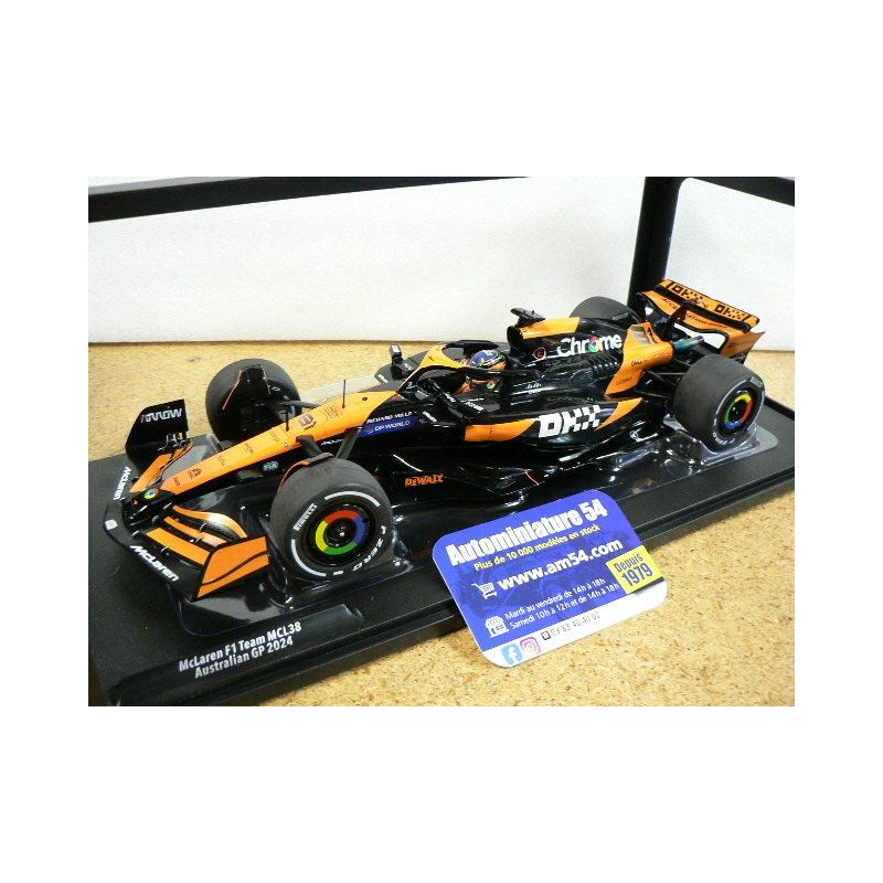 2024 McLaren MCL38 n°81 Oscar Piastri Australian GP S1814202 Solido