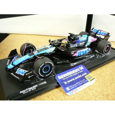 2024 Alpine A524 n°31 Esteban Ocon Miami GP S1814001 Solido