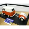 Volkswagen Kool Combi T1 Orange - White 1950 S1810902 Solido