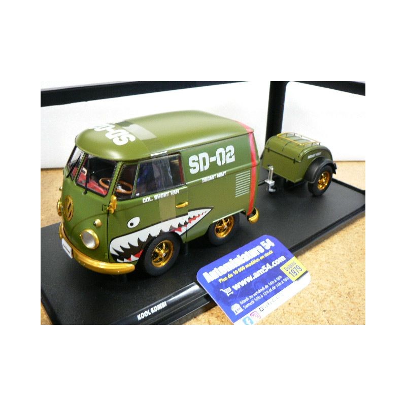 Volkswagen Kool Combi T1 Army Fighter 1950 S1810901 Solido