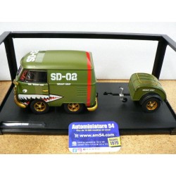 Volkswagen Kool Combi T1 Army Fighter 1950 S1810901 Solido