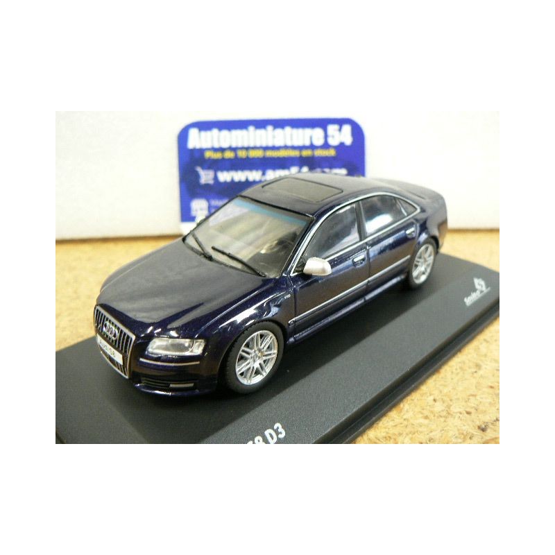 Audi S8 D3 Night Blue Pearl 2022 S4313303 Solido