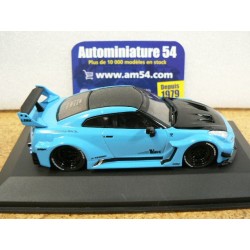 Nissan GT-R R35 LibertyWalk LBWK Blue S4311209 Solido