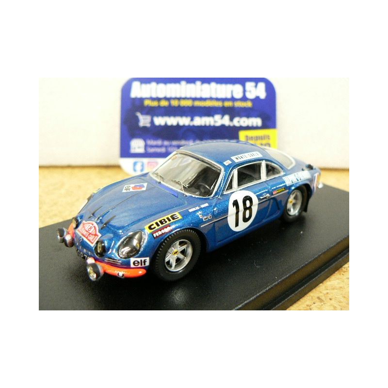 1970 Alpine A110 n°18 Nicolas - Roure 3rd Monte Carlo ref RR.FR88 Trofeu