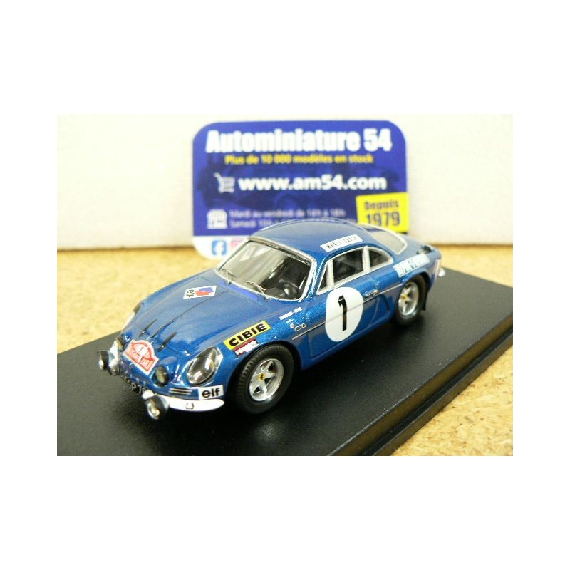 1970 Alpine A110 n°1 Andruet - Ecote  Monte Carlo ref RR.FR87 Trofeu