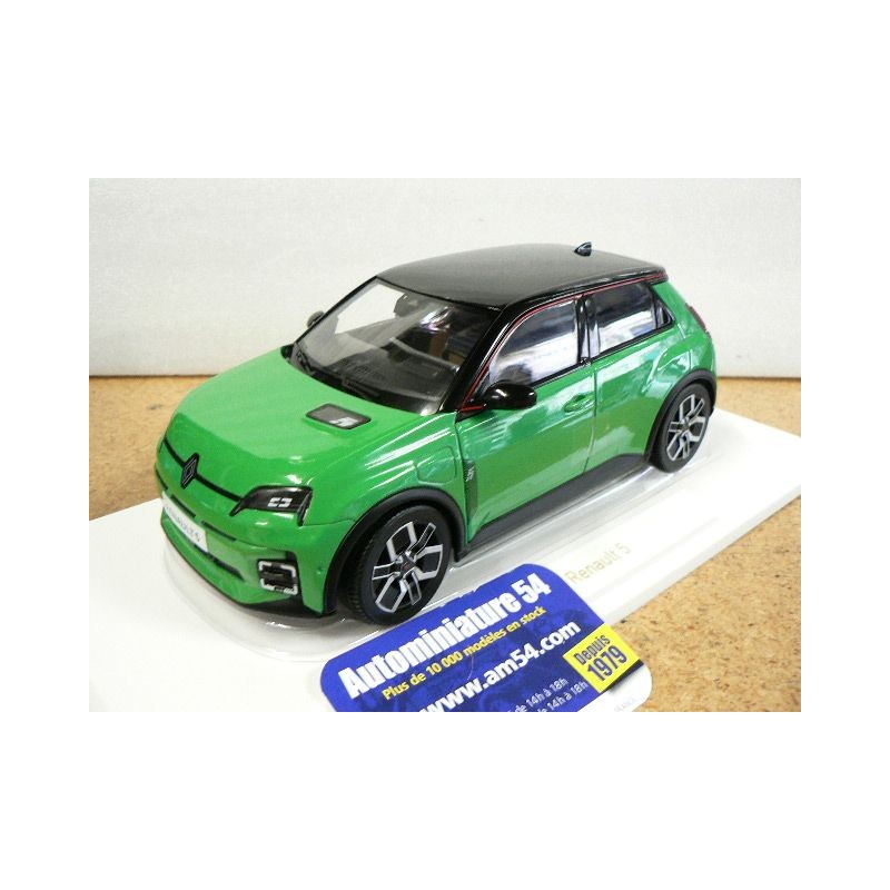 Renault 5 E-Tech Electric Pop Green - Black 2024 185502 Norev