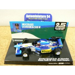 1995 Benetton Renault B195 n°1 M. Schumacher 1st Pacific GP World Champion 517950501 Minichamps