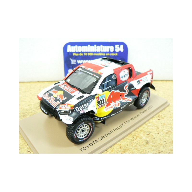 2022 Toyota GR DKR Hilux T1+ n°201 Al-Attiyah - Baumel 1st Winner Rally Dakar S5870 Spark Model