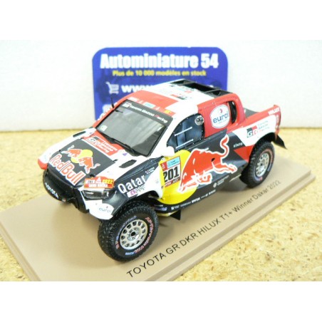 2022 Toyota GR DKR Hilux T1+ n°201 Al-Attiyah - Baumel 1st Winner Rally Dakar S5870 Spark Model