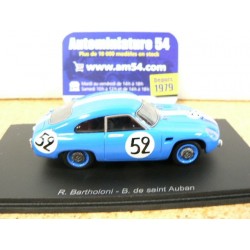 1960 DB HBR 4 n°52 Bartholoni - De Saint Aubian Le Mans S8351 Spark Model