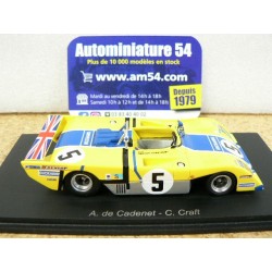 1973 Duckhams LM n°5 De Cadenet - Craft Le Mans S9429 Spark Model