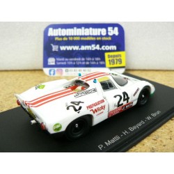 1972 Porsche 907 n°24 Mattli - Bayard - Brun Le Mans S9776 Spark Model