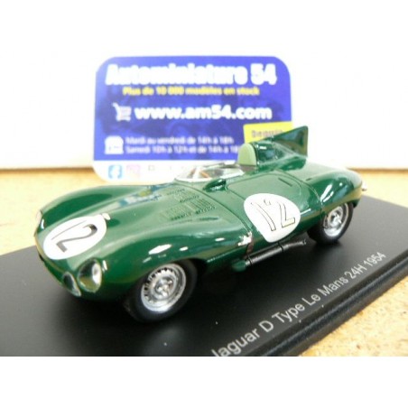 1954 Jaguar D n°12 Moss - Walker Le Mans S2927 Spark Model