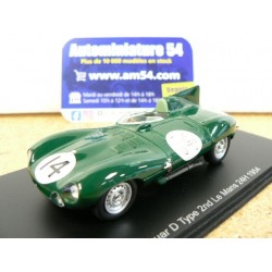 1954 Jaguar D n°14 Rolt - Hamilton 2nd Le Mans S2925 Spark Model