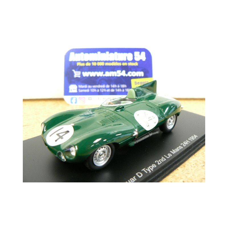 1954 Jaguar D n°14 Rolt - Hamilton 2nd Le Mans S2925 Spark Model