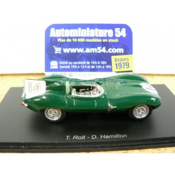 1954 Jaguar D n°14 Rolt - Hamilton 2nd Le Mans S2925 Spark Model