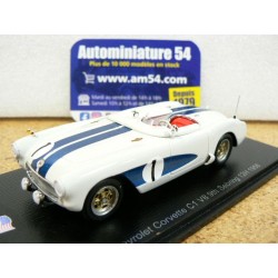 1956 Chevrolet Corvette C1 V8 n°1  Fitch - Hangsen 9th Sebring 12Hours US180 Spark Model