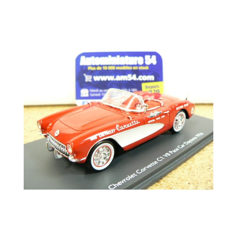 1956 Chevrolet Corvette C1 V8 Pace Car Daytona 43U00048 Schuco Pro.R.43