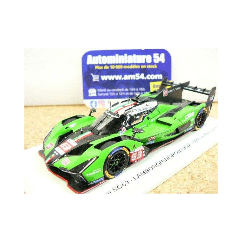 2024 Lamborghini SC63 Iron Lynx n°63 Bortolotti - Kvyat - Mortara Le Mans S9125 Spark Model