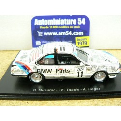 1986 BMW 635 CSI n°11 Quester - Tasin - Heger 1st Winner 24h SPA 43SPA86 Spark Model