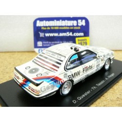 1986 BMW 635 CSI n°11 Quester - Tasin - Heger 1st Winner 24h SPA 43SPA86 Spark Model