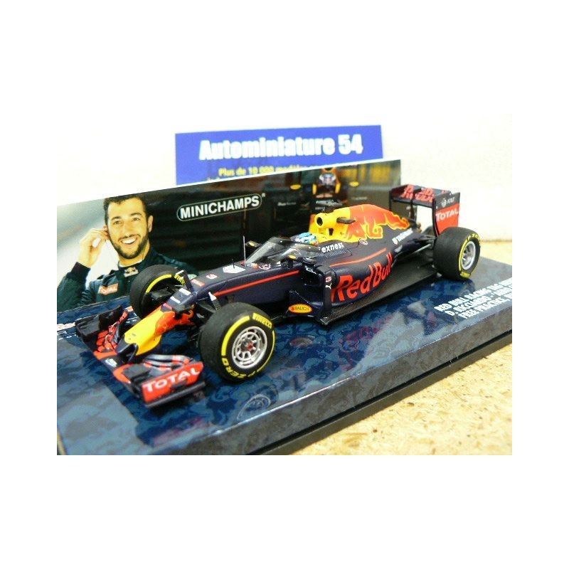 2016 Red Bull Renault RB12 n°3 Ricciardo Aero Shield test Free Practice Russian GP 417160203 Minichamps